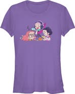 KPop Demon Hunters Junior's KPop Demon Hunters Chibi Girls Playing Graphic T-Shirt