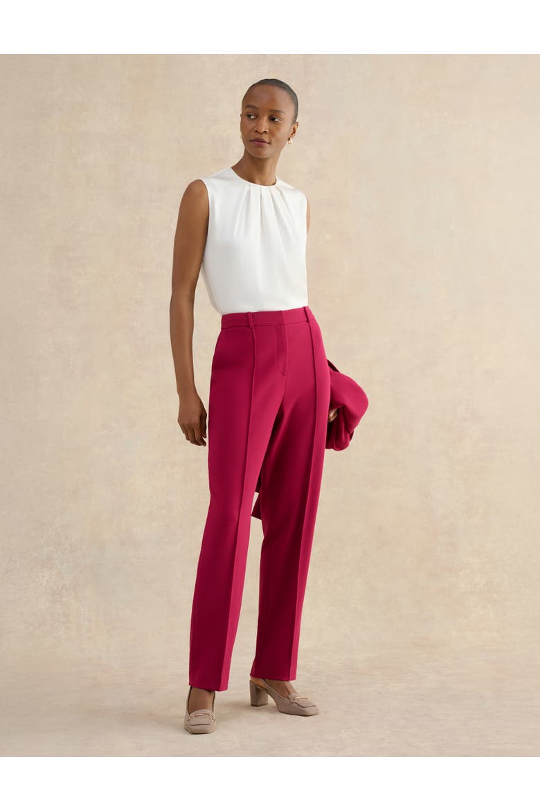 Gemma Straight Leg Trousers, Alternate, color, Beetroot Pink