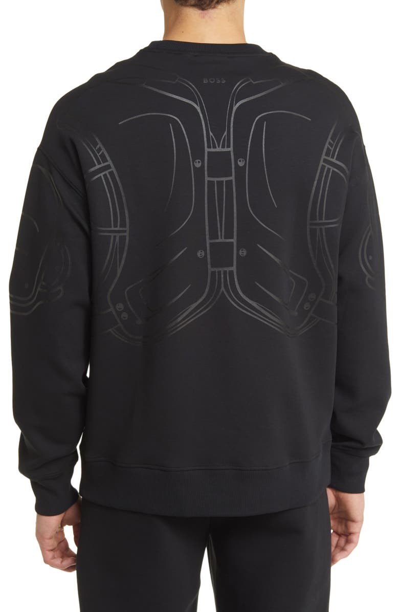 BOSS x NFL Blitz Crewneck Sweatshirt, Alternate, color, 