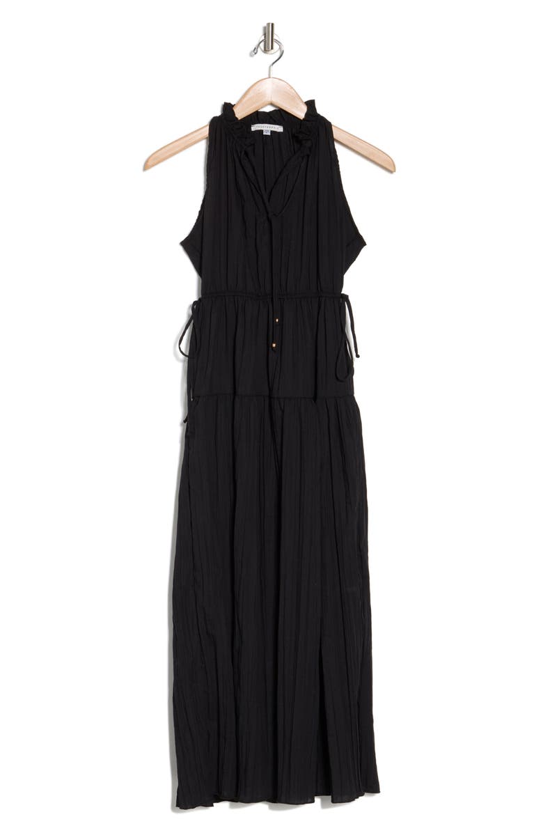 TASH AND SOPHIE Ity Halter Tiered Maxi Dress, Alternate, color, 