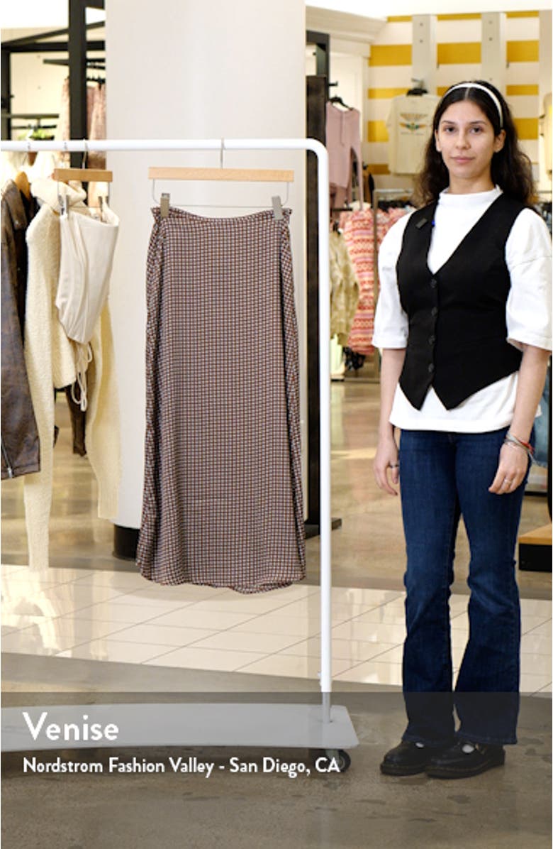 Oli Belinda Houndstooth Check Skirt, sales video thumbnail