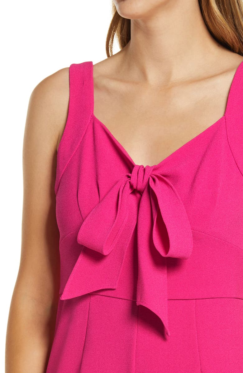 Julia Jordan Sleeveless Tie Neck Wide Leg Jumpsuit, Alternate, color,