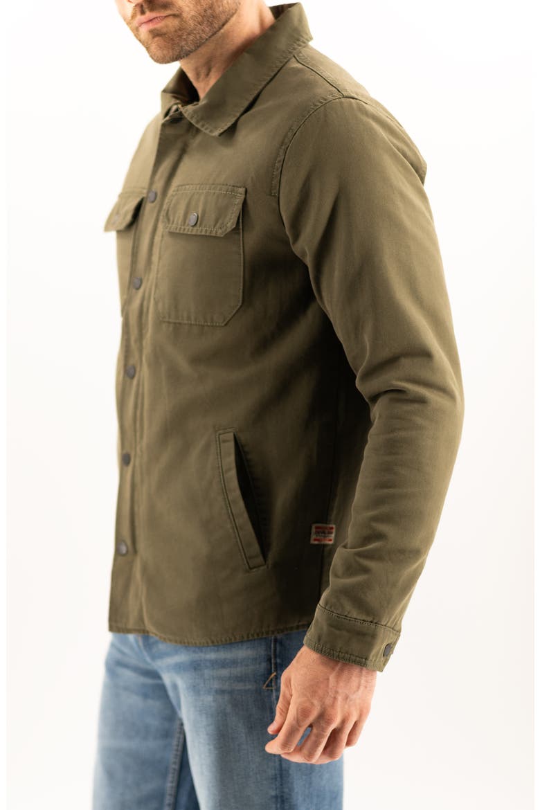 Insulated Cotton Canvas Deck Jacket, Alternate, color, IVY GREEN