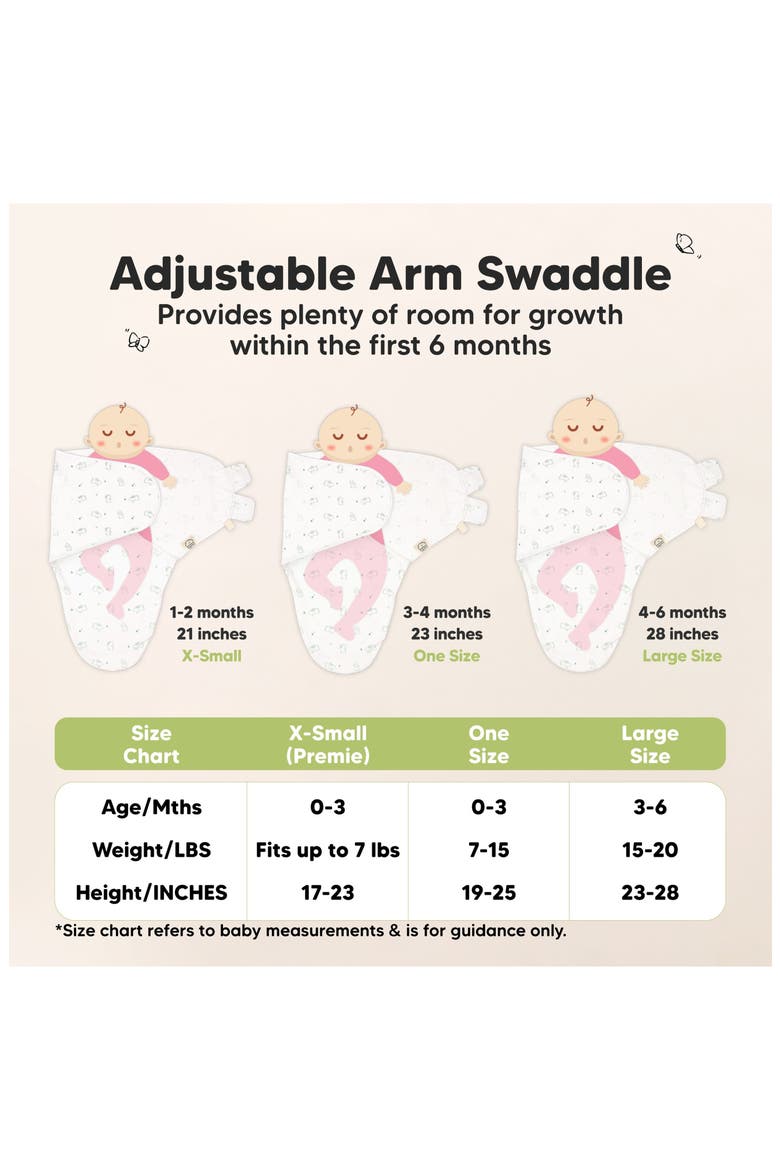 3-Pack Soothe Swaddle Wraps with Knot Hats, Alternate, color, Bunnies