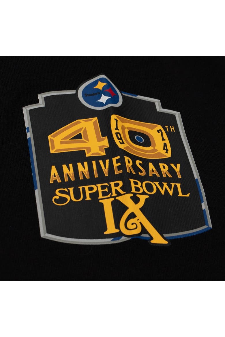 Men's Mitchell & Ness  Black Pittsburgh Steelers Big & Tall Training Camp Long Sleeve T-Shirt, Alternate, color, Black