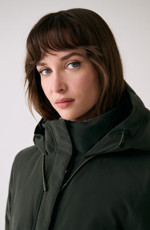 Lole Bristol Water Repellent Insulated Coat In Green