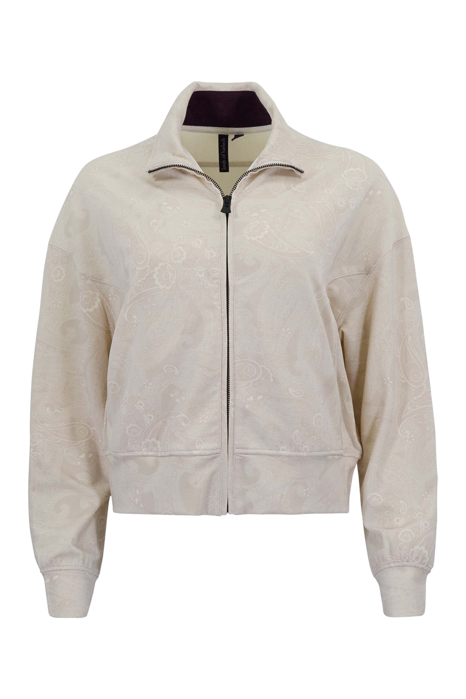 Color Explosion Event For Kids Lords of Harlech Paisley Explosion Womens Cropped Zip Jacket (Women ...