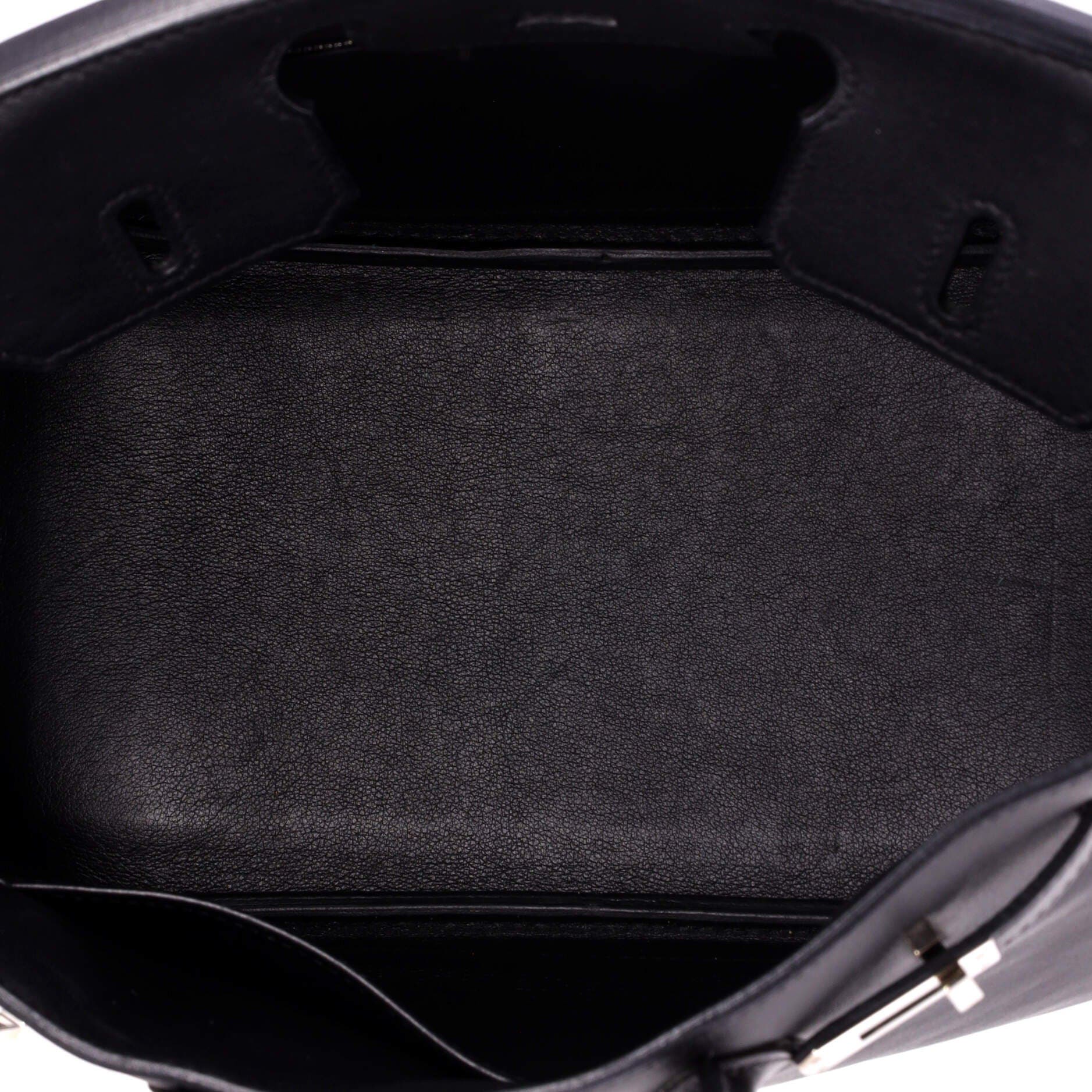 Birkin Handbag Black Swift with Palladium Hardware 25, Alternate, color, Black