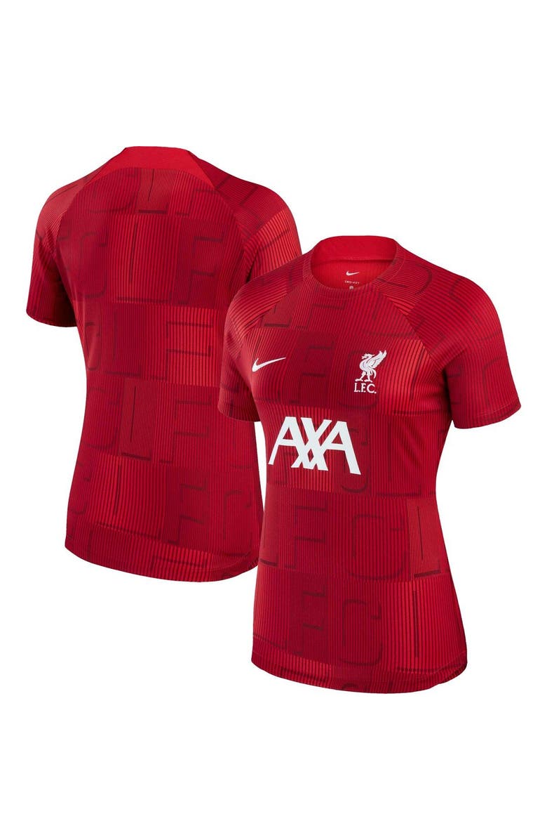 Nike Women's Nike Red Liverpool 2023 Pre-Match Top, Main, color, Red