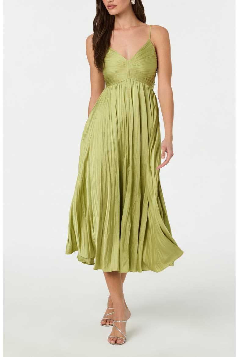Maeve Midi Dress, Main, color, LIME