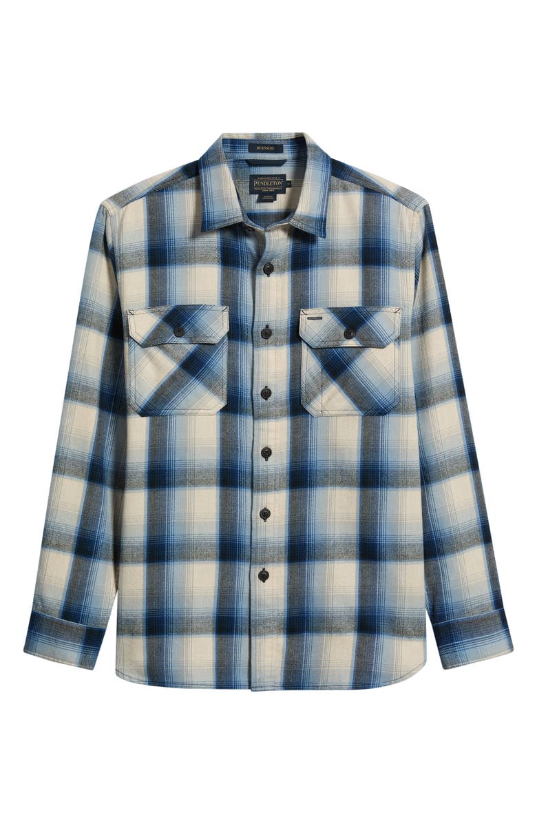 Pendleton Burnside Cotton Flannel Shirt, Main, color, 