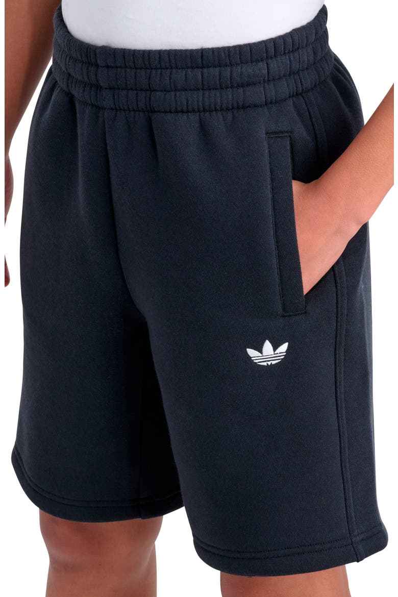 Kids' Essential Sweat Shorts, Alternate, color, BLACK