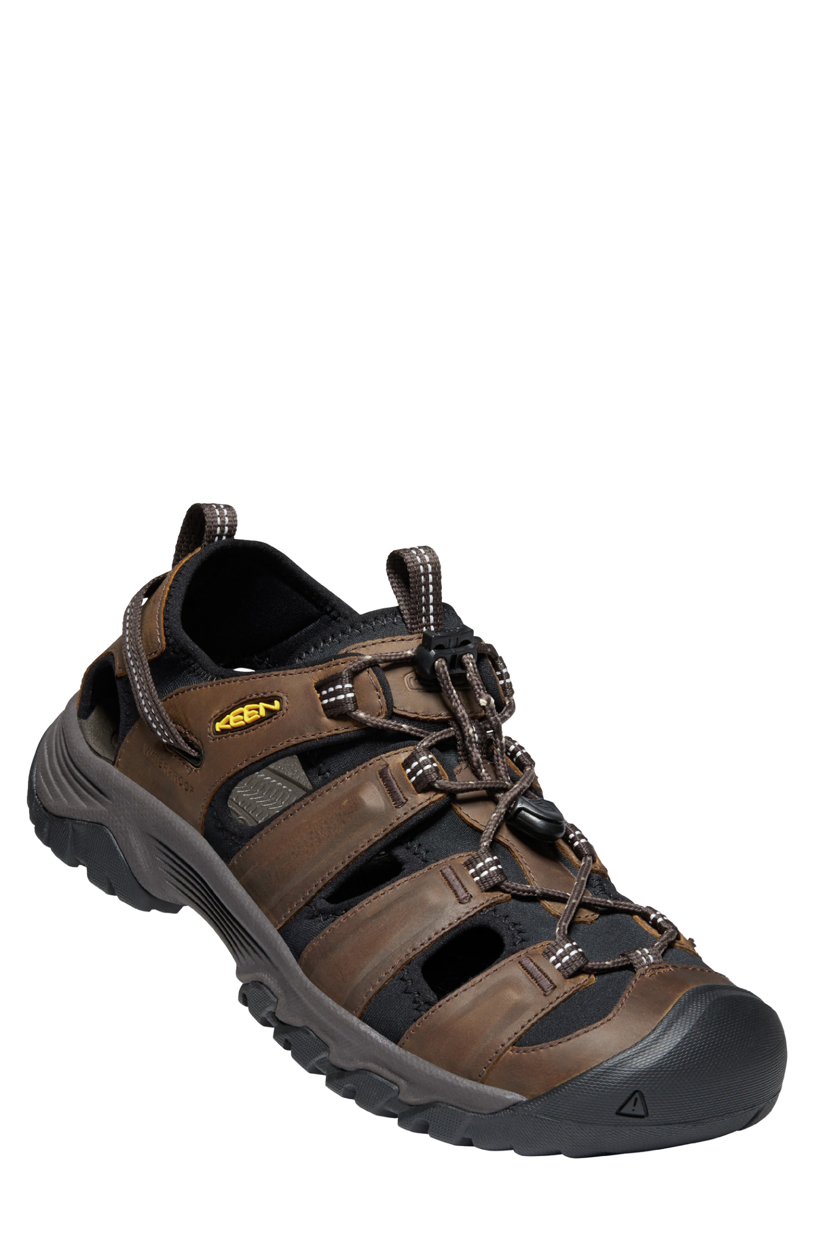 Targhee III Sandal, Alternate, color, BISON/MULCH