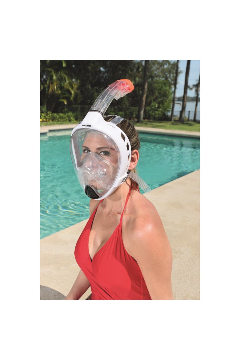 Seaclear Vista Snorkeling Mask, White, Alternate, color, White