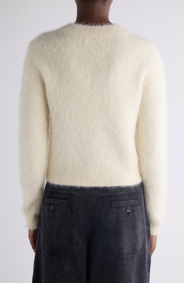 Isabel Marant Hermine Alpaca Blend Sweater, Alternate, color, Ecru