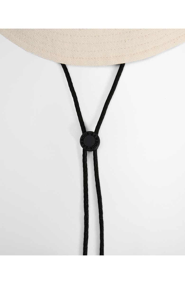 Barbour Selena Cotton Twill Bucket Hat, Alternate, color, Ecru