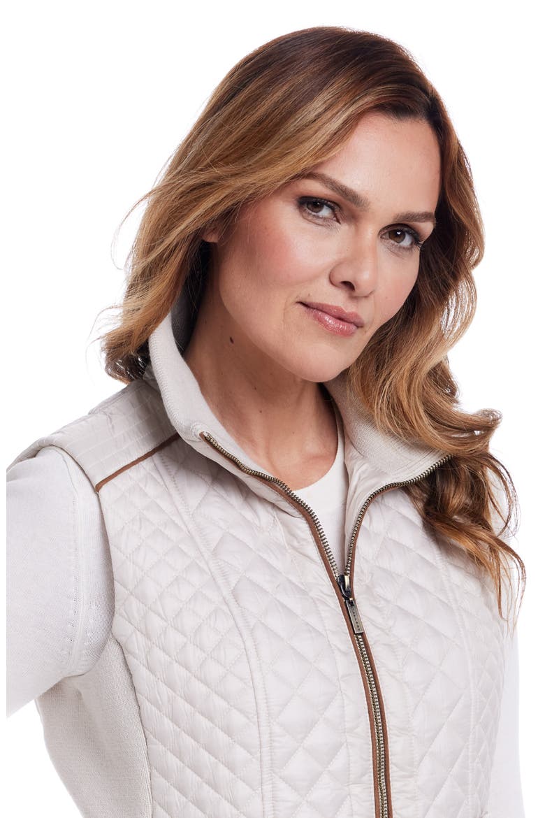 Quilted Vest, Alternate, color, PEYOTE