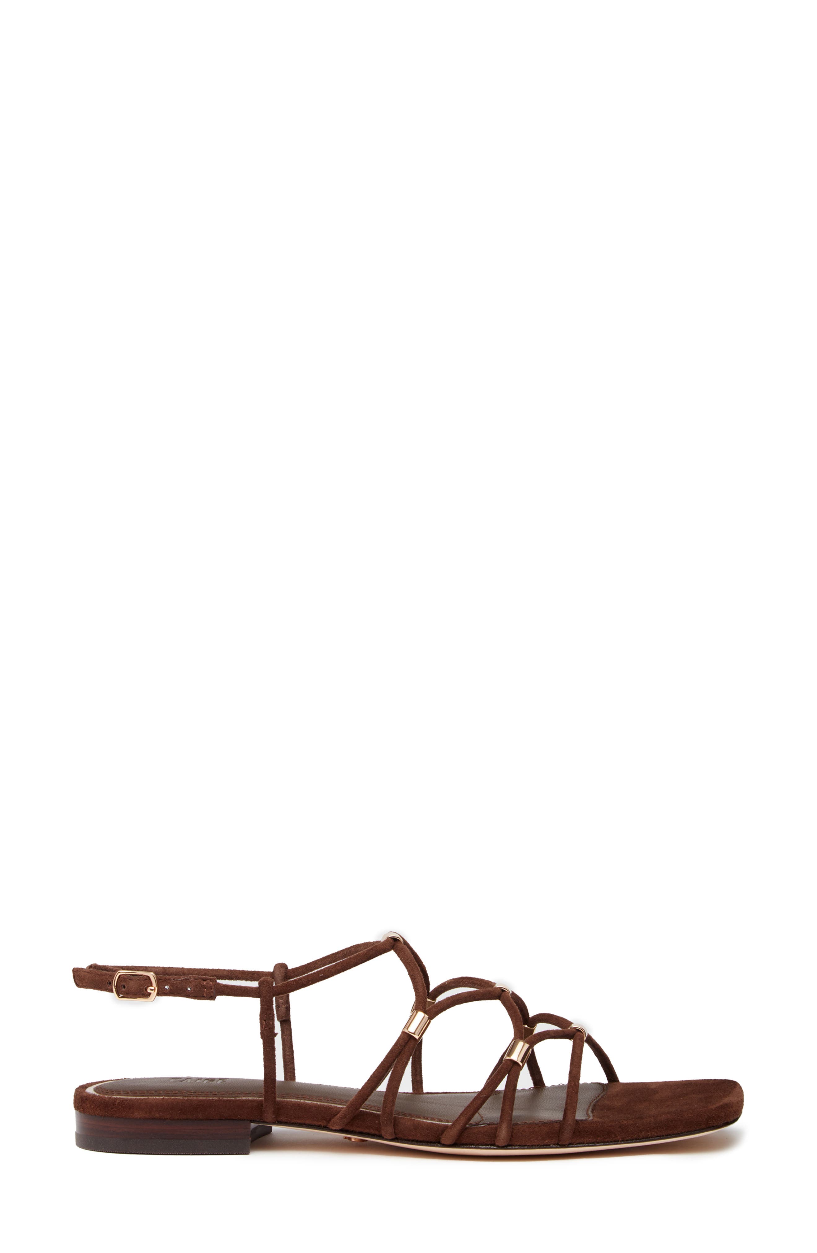 Aurora Ankle Strap Sandal, Alternate, color, CHOCOLATE