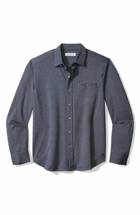 San Sebastian Microcheck IslandZone® Button-Up Shirt