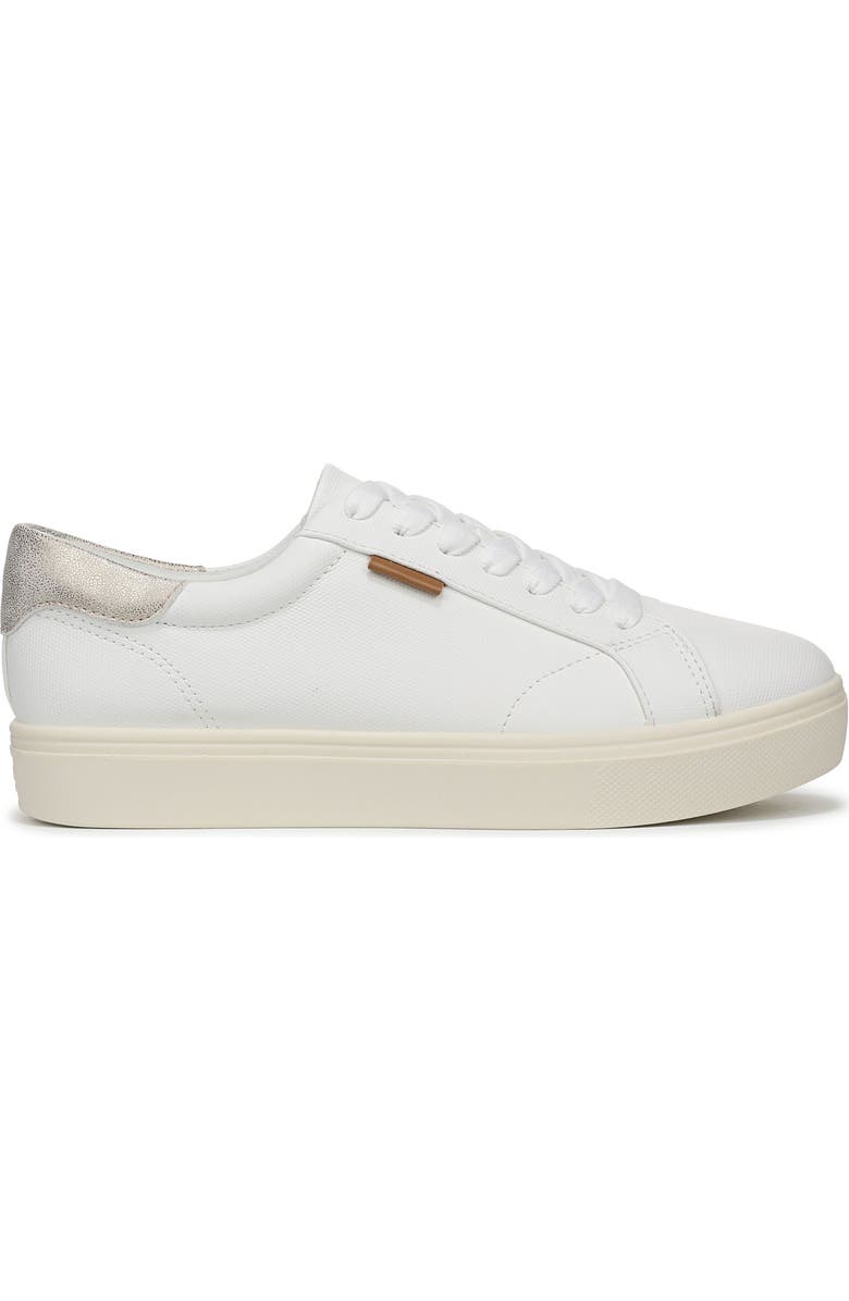 Dr. Scholl's Madi Twill Platform Sneaker, Alternate, color, White