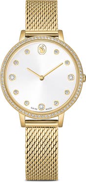 Swarovski Clarica Mesh Strap Watch, 35mm