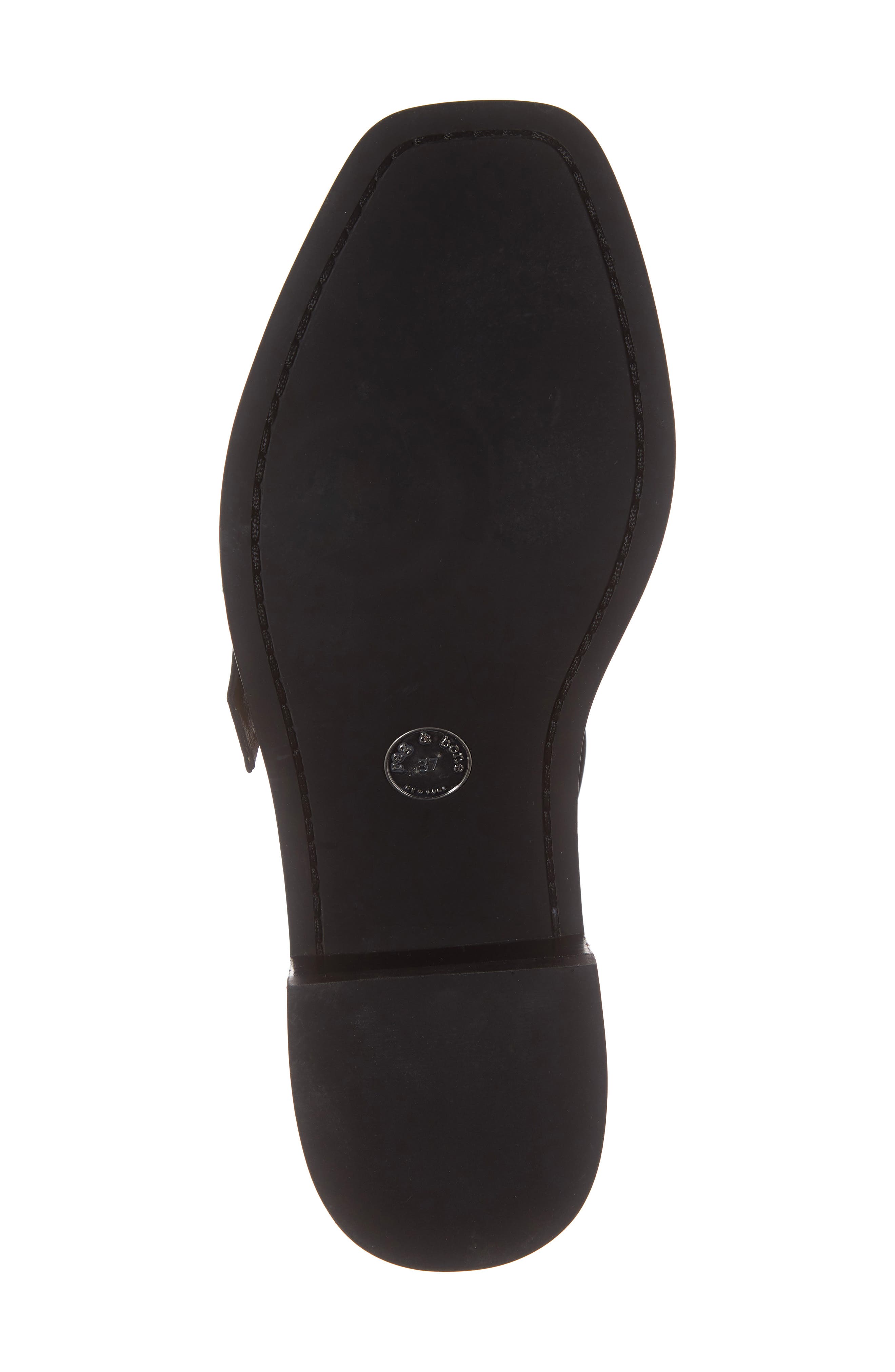 Fallon Moto Sandal, Alternate, color, BLACK