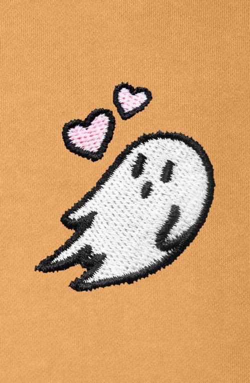 Dalix Womens Heartly Ghost Midweight Fleece Relaxed Hooded Sweatshirt