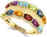 EFFY Gold Plated Sterling Silver Mixed Gemstone Ring