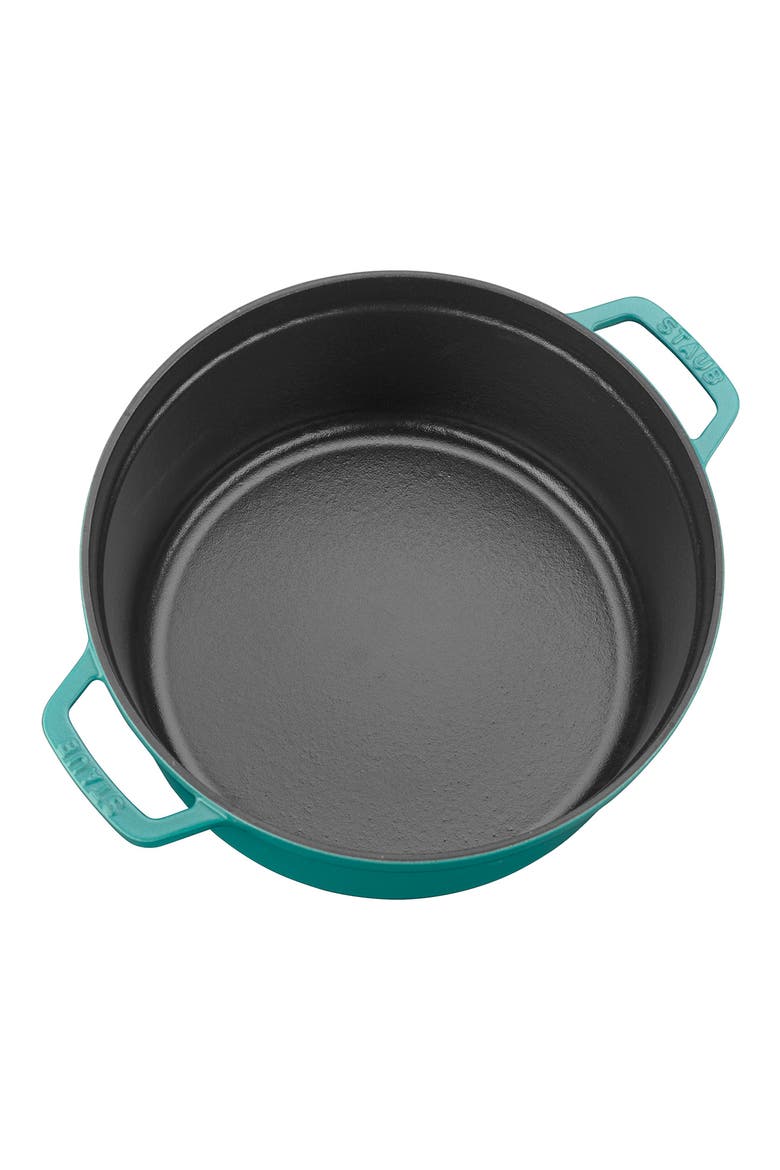 5.5-Quart Enameled Cast Iron Dutch Oven, Alternate, color, TURQUOISE