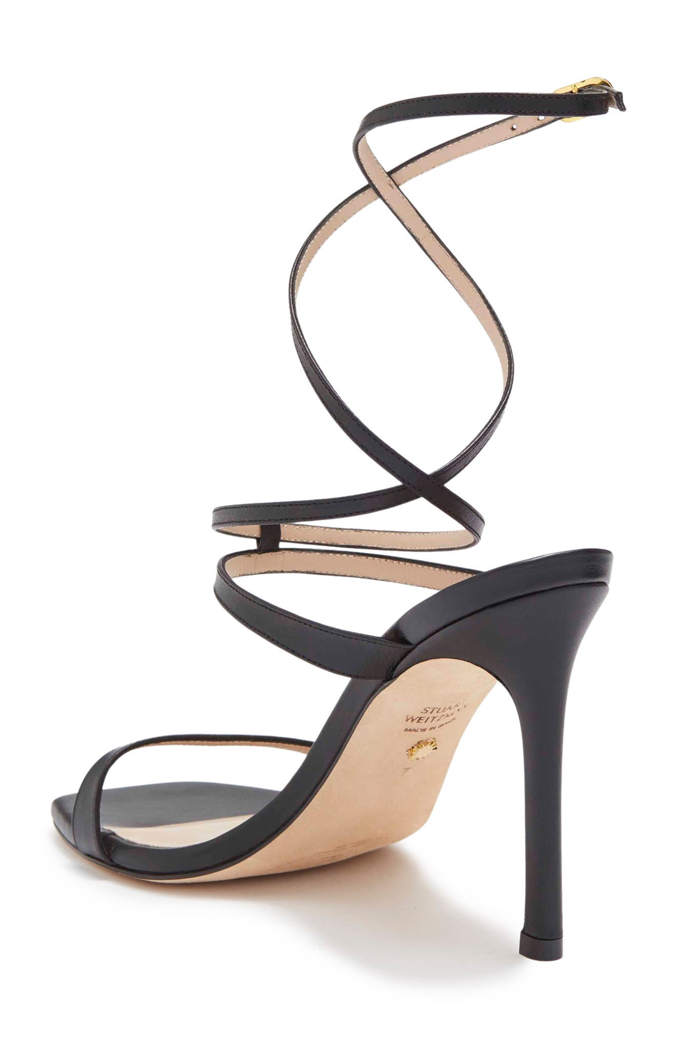 Stuart Weitzman Ellsie Strappy Sandal - Wide Width Available, Alternate, color, 