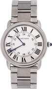 Pre-Owned Cartier Ronde Solo de Cartier Quartz Watch Stainless Steel 36