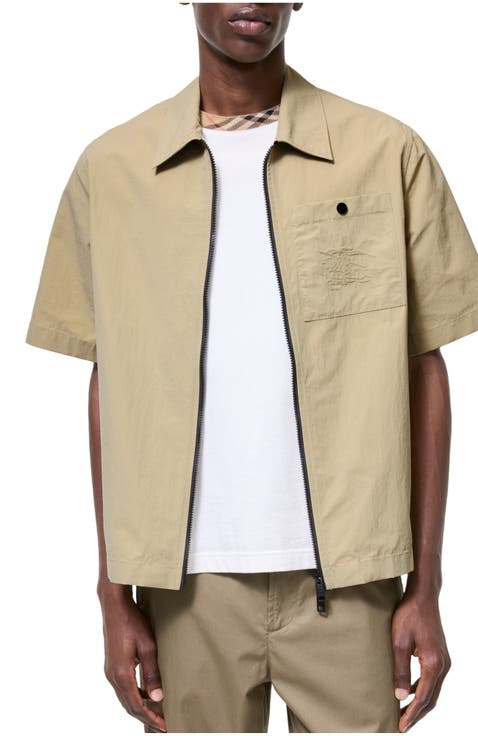 Nylon Zip Overshirt