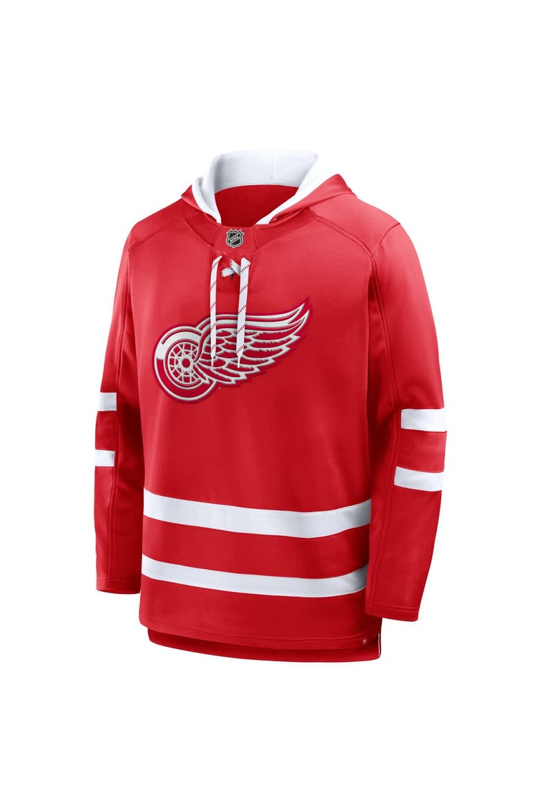 Men's Fanatics Red Detroit Red Wings Prime Time Fleece Hoodie, Alternate, color, Red