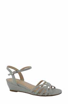 Paradox London Pink Winslow Glitter Wedge Sandal