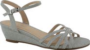 Paradox London Pink Winslow Glitter Wedge Sandal