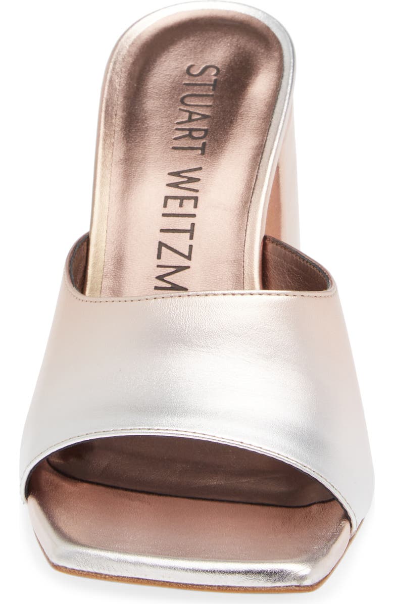 Stuart Weitzman Tia 85 Flareblock Slide Sandal, Alternate, color,