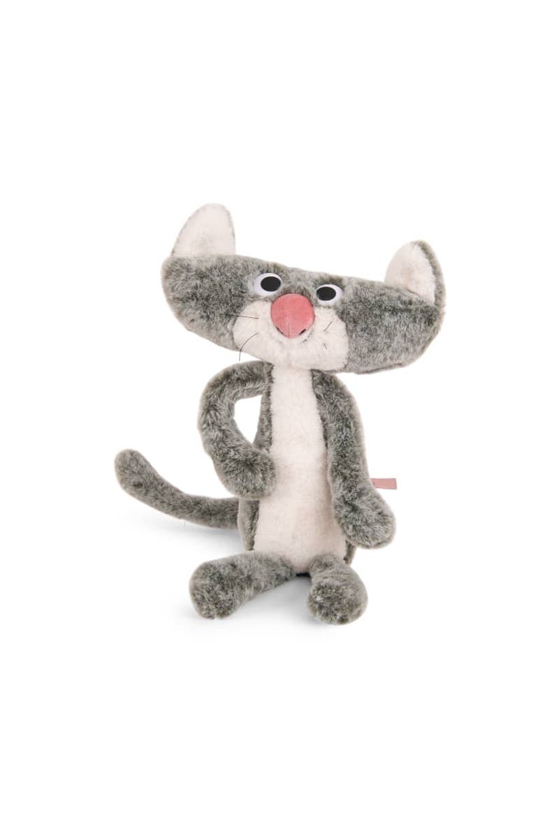 Cat Plush Stuffed Toy, Alternate, color, Grey