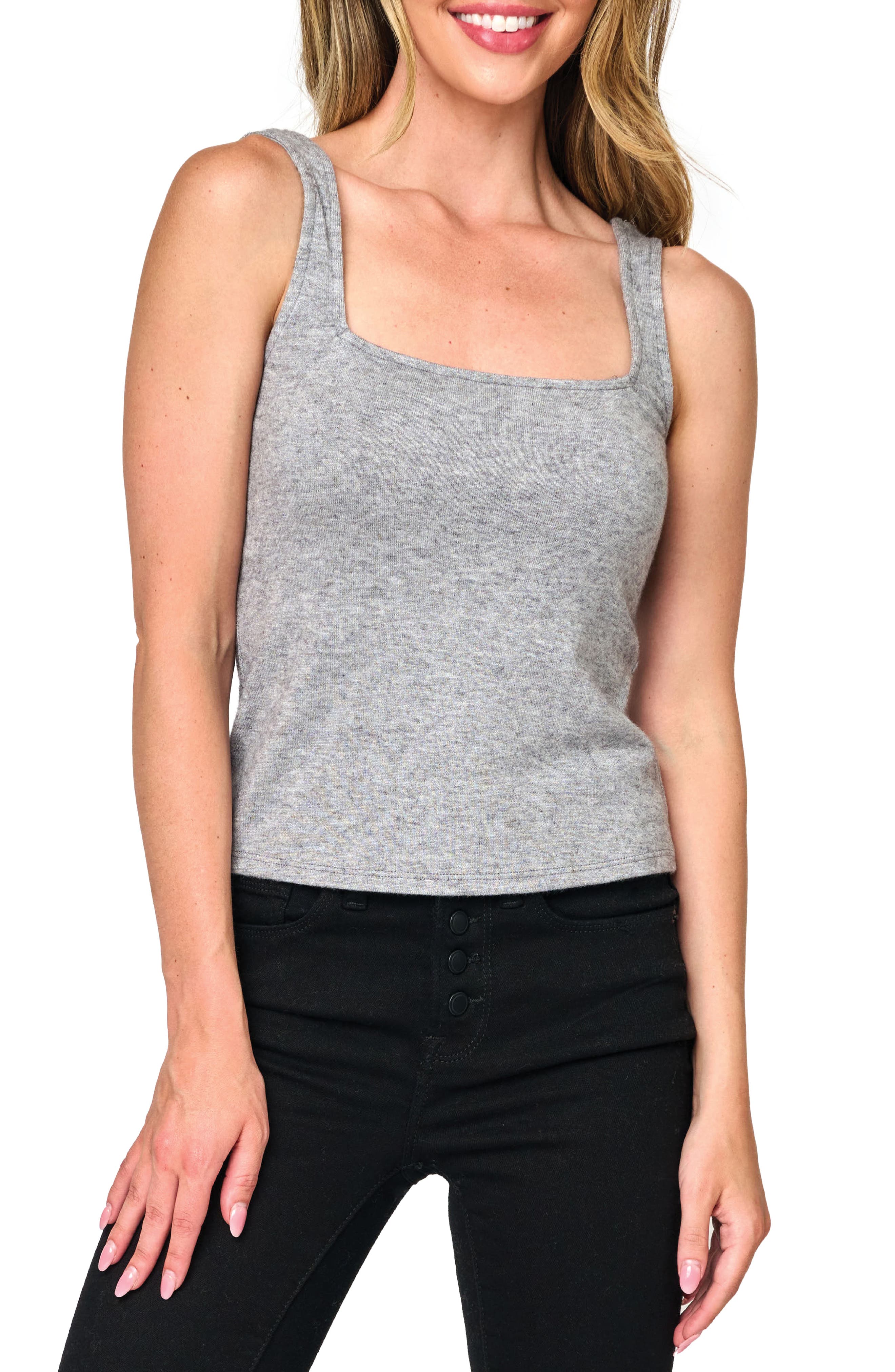 Square Neck Sweater Tank - image 3