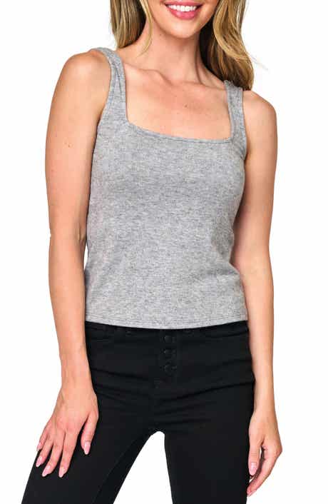 Square Neck Sweater Tank