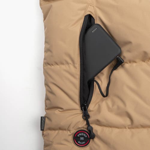 Mobile Warming Natural Down Heated Jacket In Multi