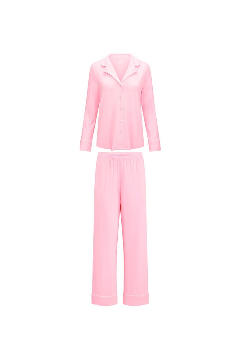 Matilda Pajama Set, Alternate, color, Light pink
