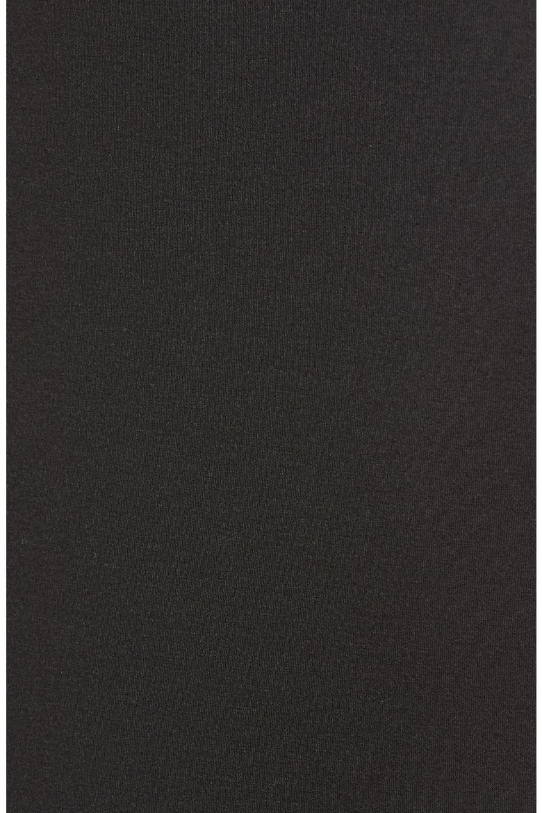 Neoprene Knit Pencil Skirt, Alternate, color, BLACK