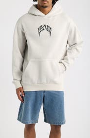 Lost Pisces Logo Graphic Cotton Blend Hoodie