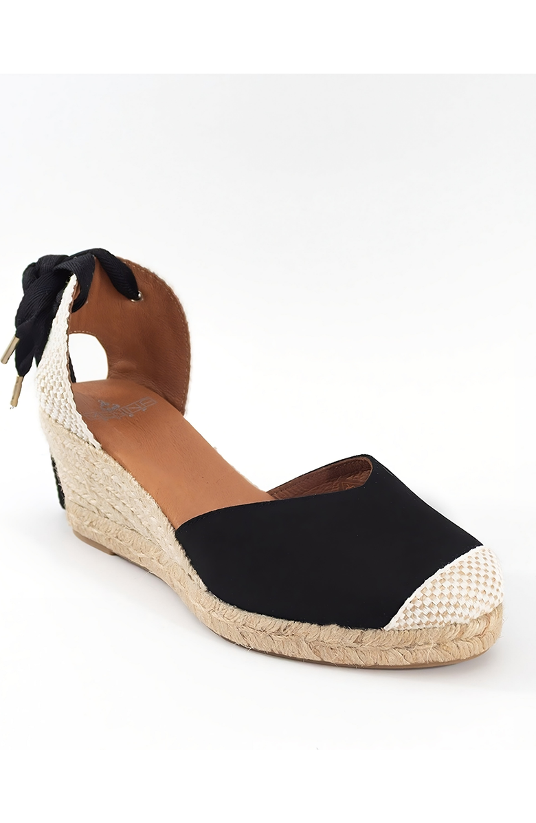 Menina Step Jimena Medium-Lace Espadrille, Alternate, color, Black