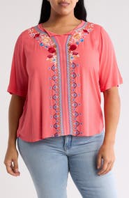 Forgotten Grace Embroidered Blouse