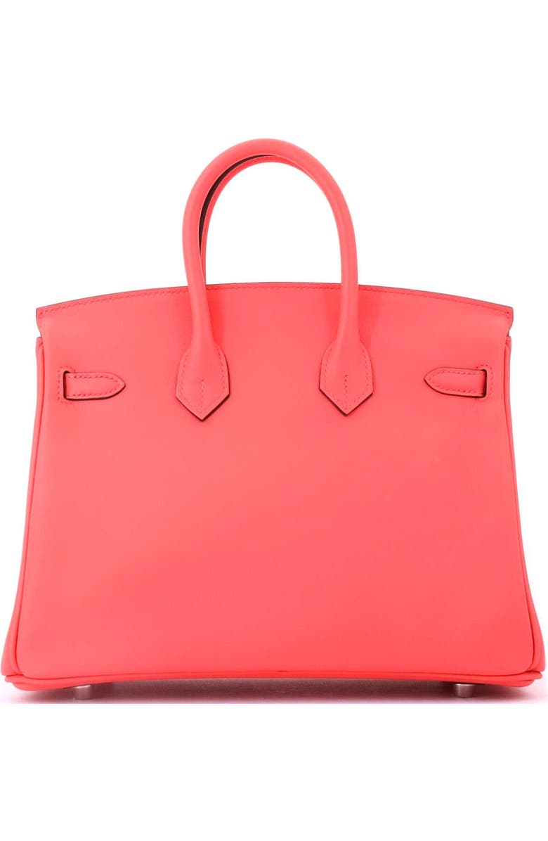 Pre-Owned Hermes Birkin Handbag Pink Swift with Palladium Hardware 25, Alternate, color, Rose Texas