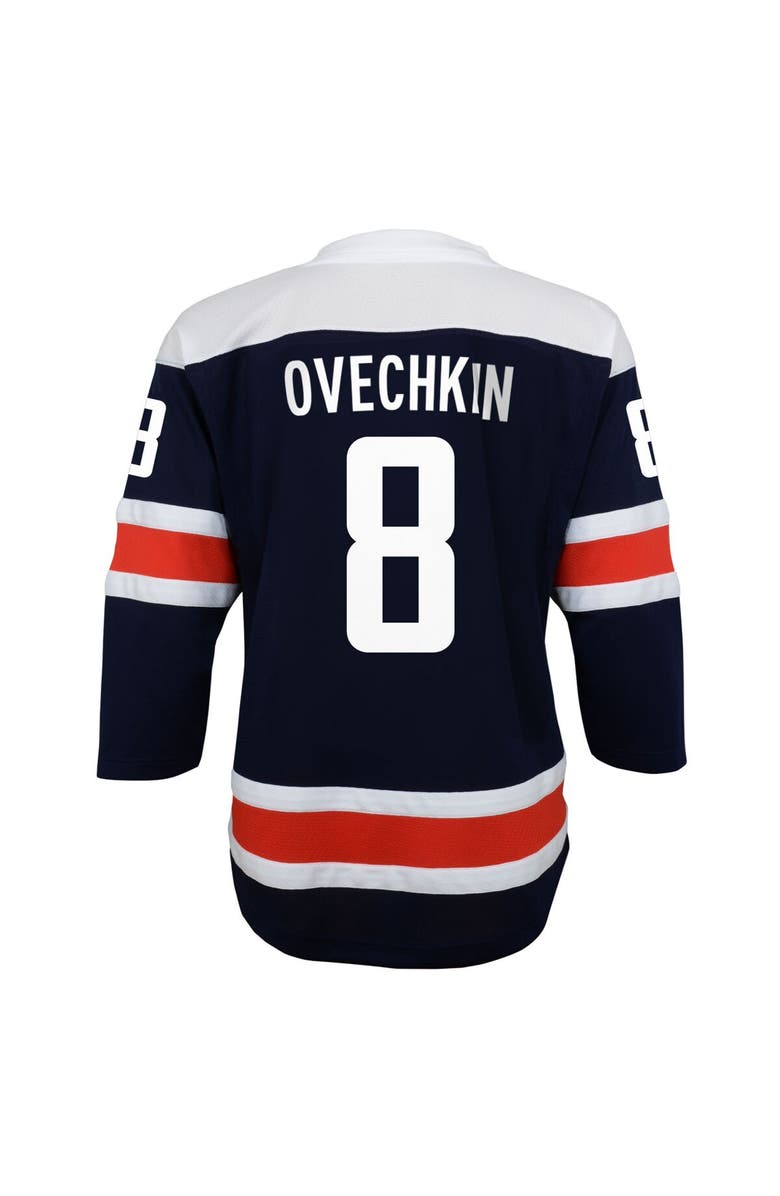 Outerstuff Youth Alexander Ovechkin Navy Washington Capitals 2020/21 Alternate Replica Player Jersey, Alternate, color, Navy