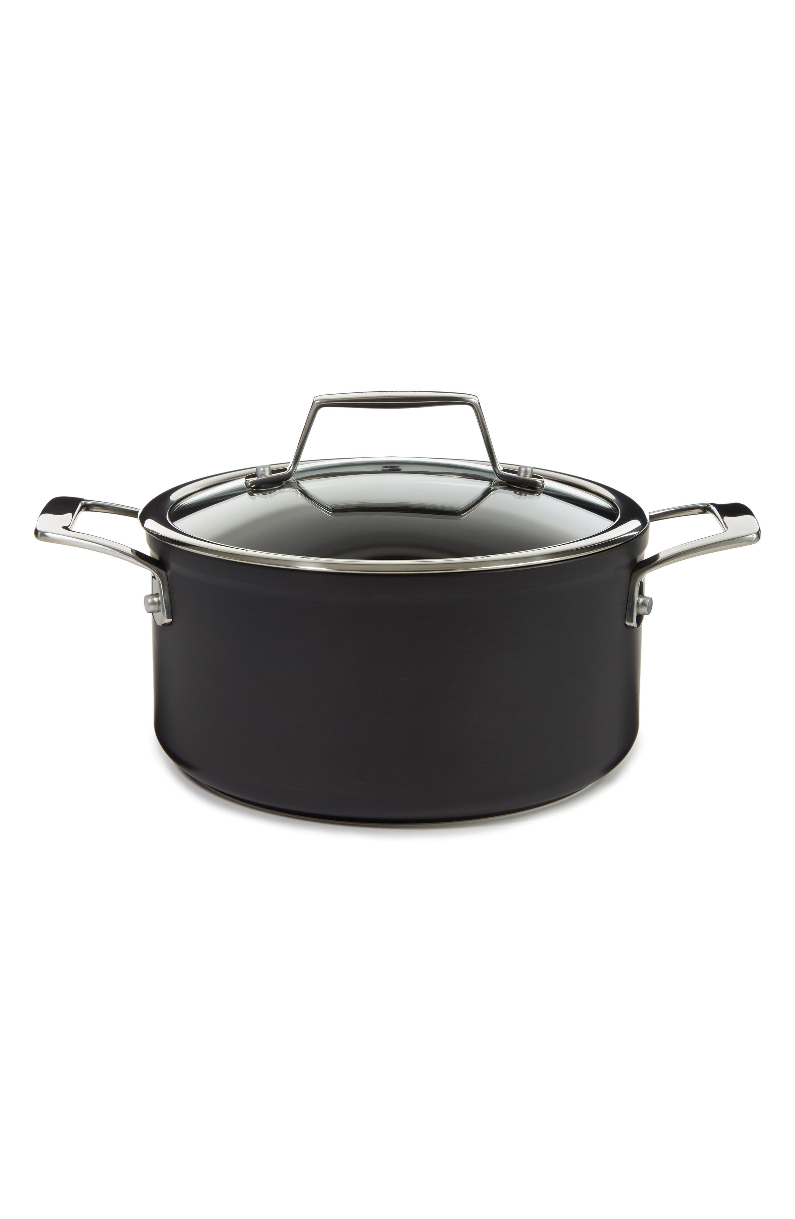 BergHOFF Essentials Hard Anodized 3.3-Quart Nonstick Covered Stockpot