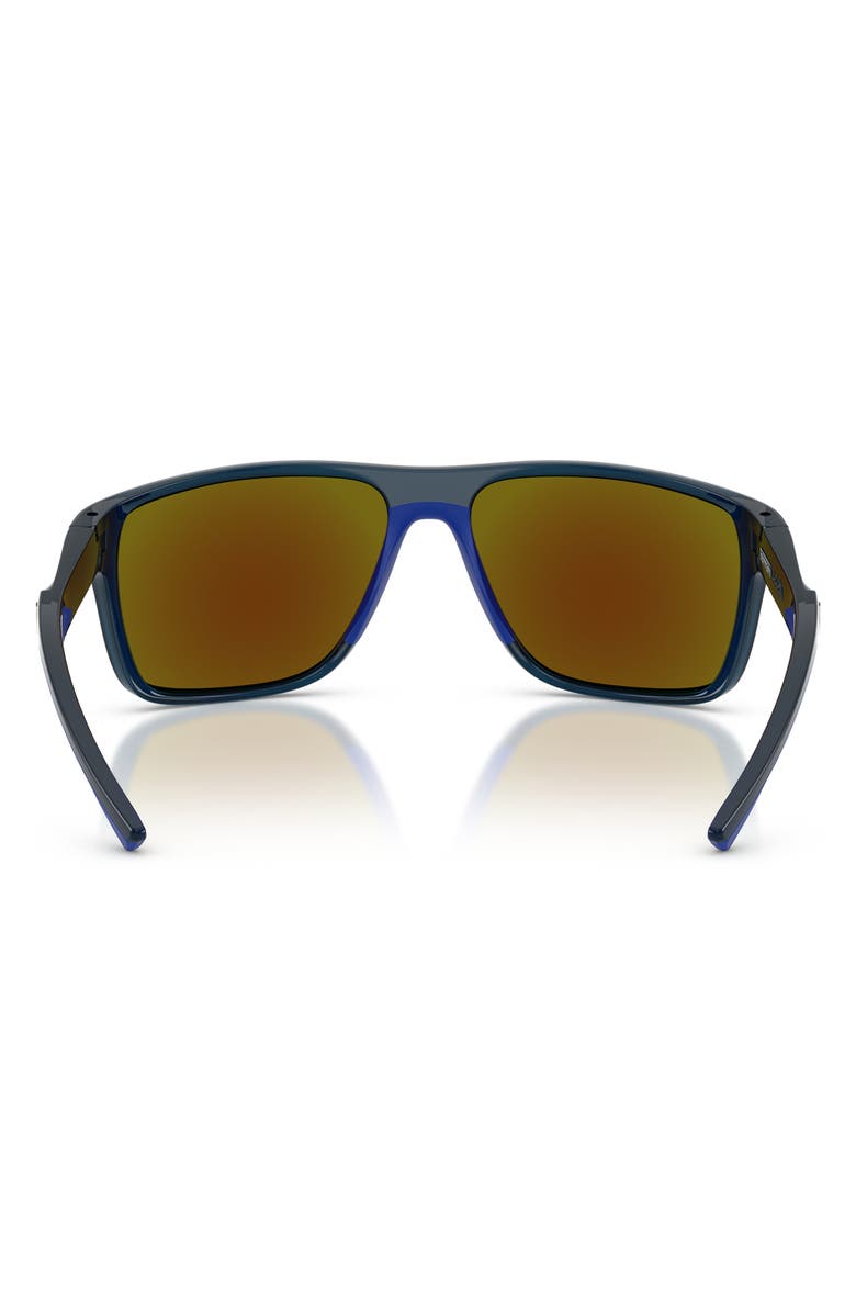 Scuderia Ferrari 63mm Pillow Sunglasses, Alternate, color, Opal Blue