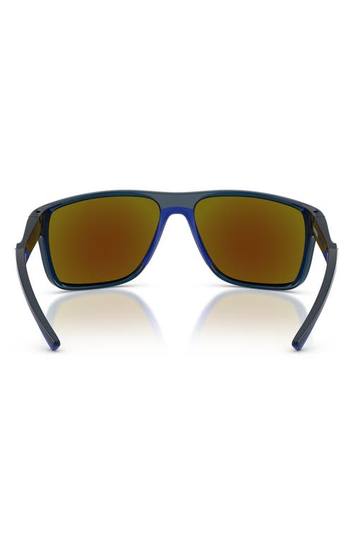 Scuderia Ferrari Rectangle-frame Sunglasses In Black